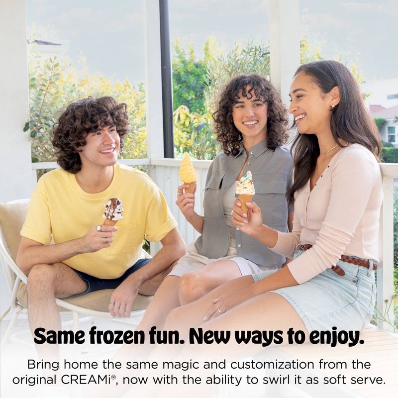 slide 13 of 17, Ninja CREAMi Scoop & Swirl Ice Cream and Soft Serve Maker 13 One-Touch Programs NC701, 1 ct