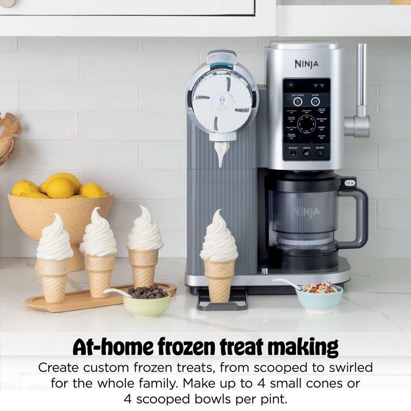 slide 14 of 17, Ninja CREAMi Scoop & Swirl Ice Cream and Soft Serve Maker 13 One-Touch Programs NC701, 1 ct