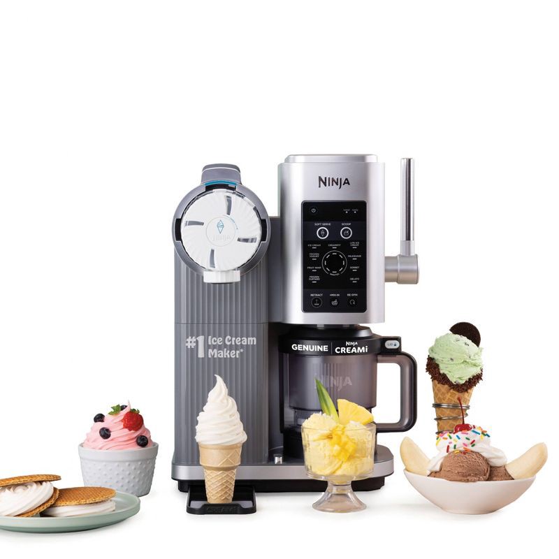 slide 1 of 17, Ninja CREAMi Scoop & Swirl Ice Cream and Soft Serve Maker 13 One-Touch Programs NC701, 1 ct