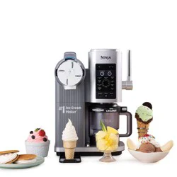 Ninja CREAMi Scoop &amp; Swirl Ice Cream and Soft Serve Maker 13 One-Touch Programs NC701
