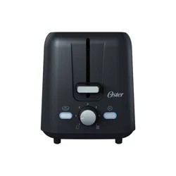Oster 2-Slice Toaster With Extra-Wide Slots Black: 800W, Bagel & Toast Capabilities, 1-Year Warranty, Spot Clean