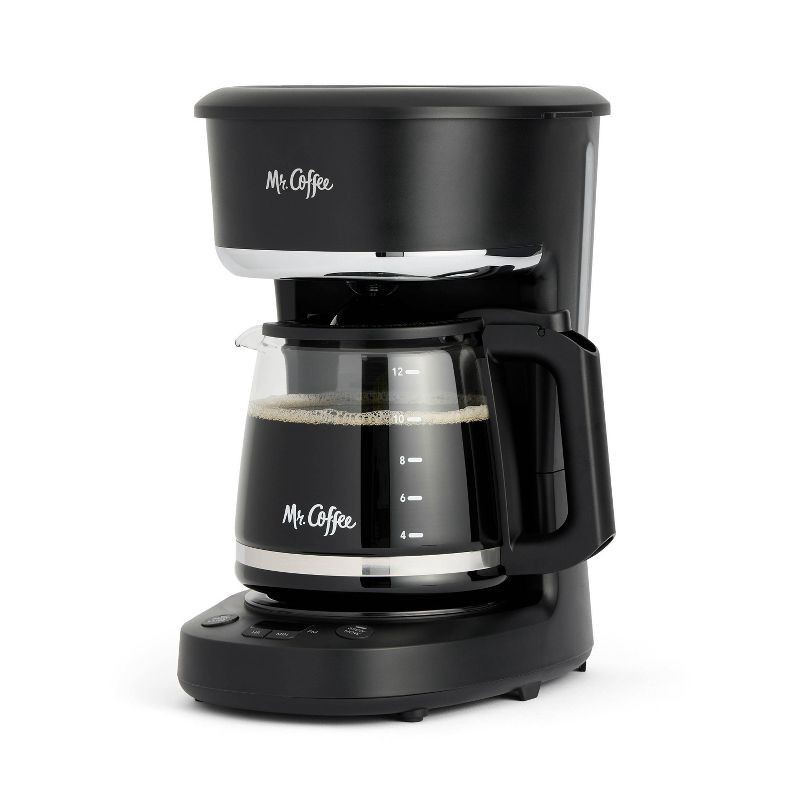 slide 1 of 5, Mr. Coffee 12-Cup Programmable Coffee Maker Black, 1 ct