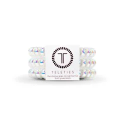 TELETIES Peppermint Small Hair Ties - 3pc - Blue