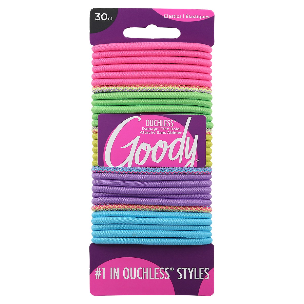 slide 8 of 11, Goody Ouchless Elastics 30 ea, 30 ct