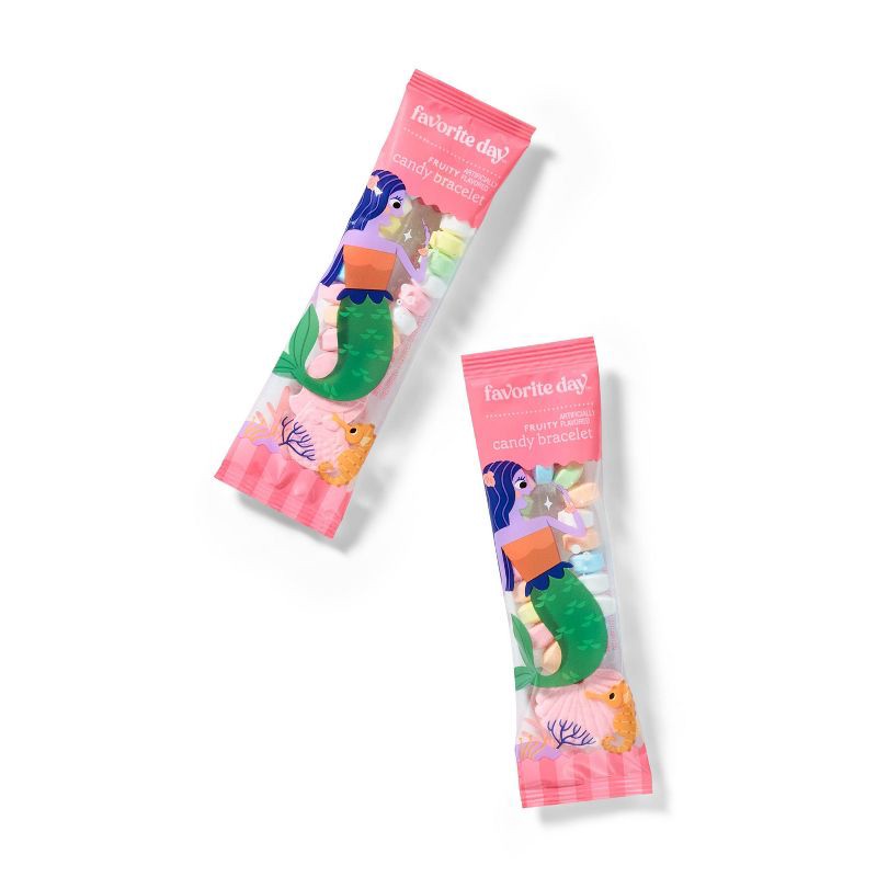 slide 3 of 4, Mermaid Candy Bracelets Party Favors - 2.85oz/6ct - Favorite Day™, 6 ct; 2.85 oz