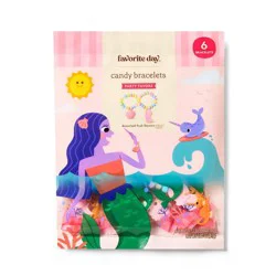 Mermaid Candy Bracelets Party Favors - 2.85oz/6ct - Favorite Day™