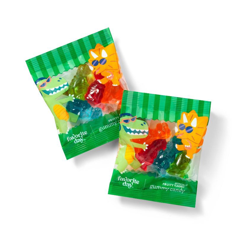 slide 3 of 3, Gummy Candy Dinosaurs Party Favors - 5oz/6ct - Favorite Day™, 6 ct; 5 oz