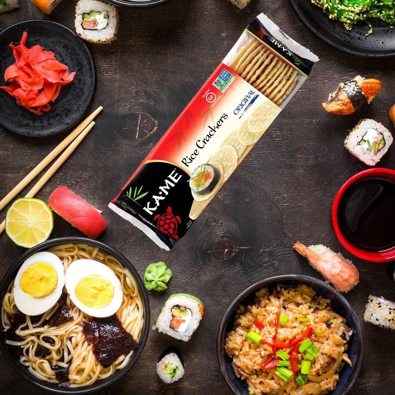 slide 4 of 6, Ka-Me Original Rice Crackers - 3.5oz, 3.5 oz