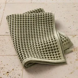 Waffle Hand Towel Olive Sage - Casaluna™
