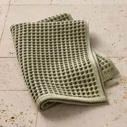 Waffle Hand Towel Olive Sage - Casaluna™