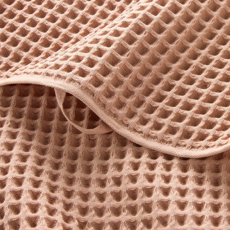 slide 3 of 4, Waffle Bath Towel Clay - Casaluna™, 1 ct