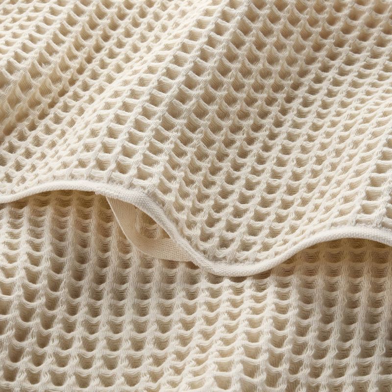 slide 3 of 4, Waffle Hand Towel Natural - Casaluna™, 1 ct