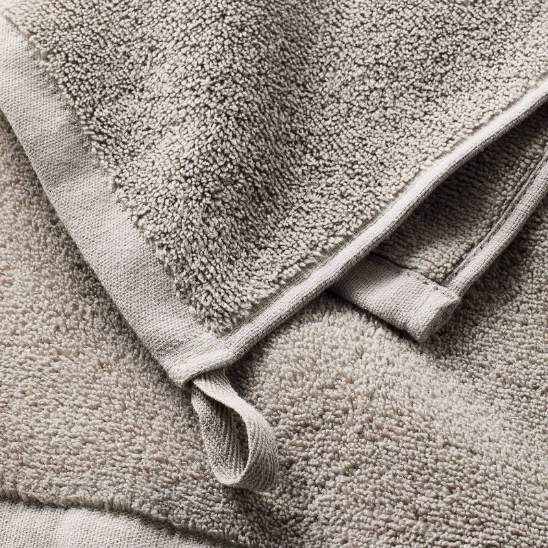 slide 3 of 4, 4pk Modal Washcloths Gray - Casaluna™, 4 ct