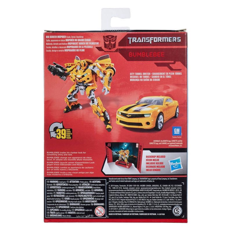 slide 3 of 8, Transformers Bumblebee Deluxe Studio Series Action Figure, 1 ct