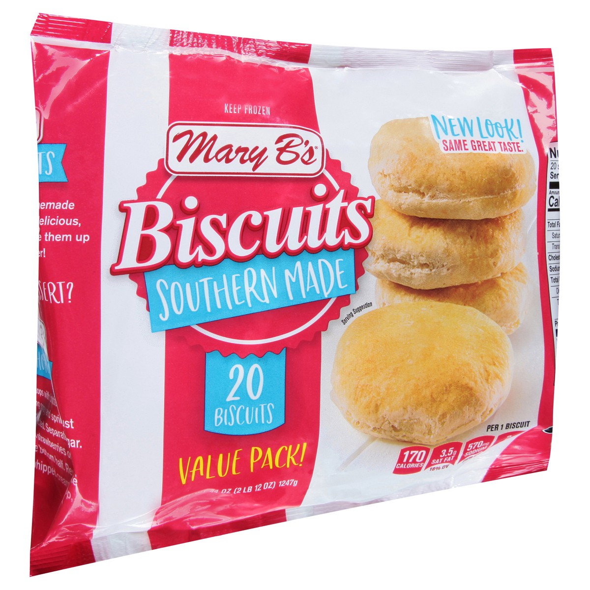 slide 2 of 12, Mary B's Southern Biscuits, 20 ct