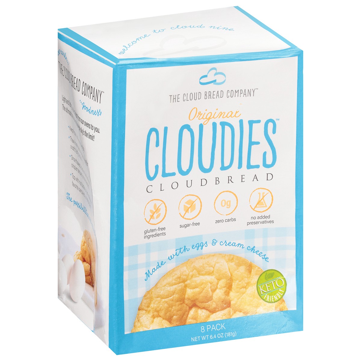 slide 5 of 9, Cloudies Original Cloud Bread 8 Pack, 8 ct
