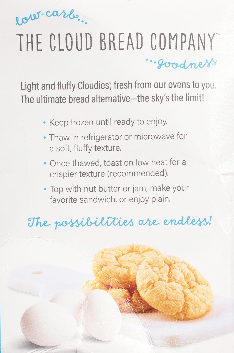 slide 2 of 9, Cloudies Original Cloud Bread 8 Pack, 8 ct