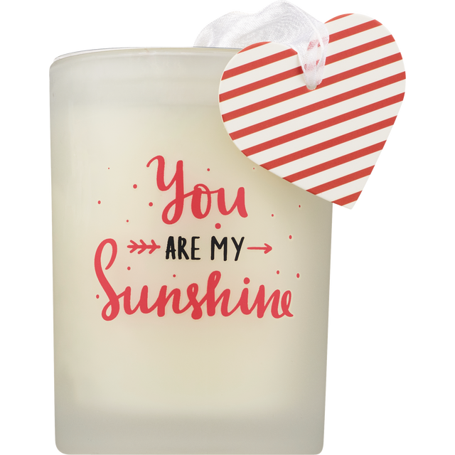 slide 1 of 1, Val 8 Oz Candle With Saying 3 Asst, 1 ct