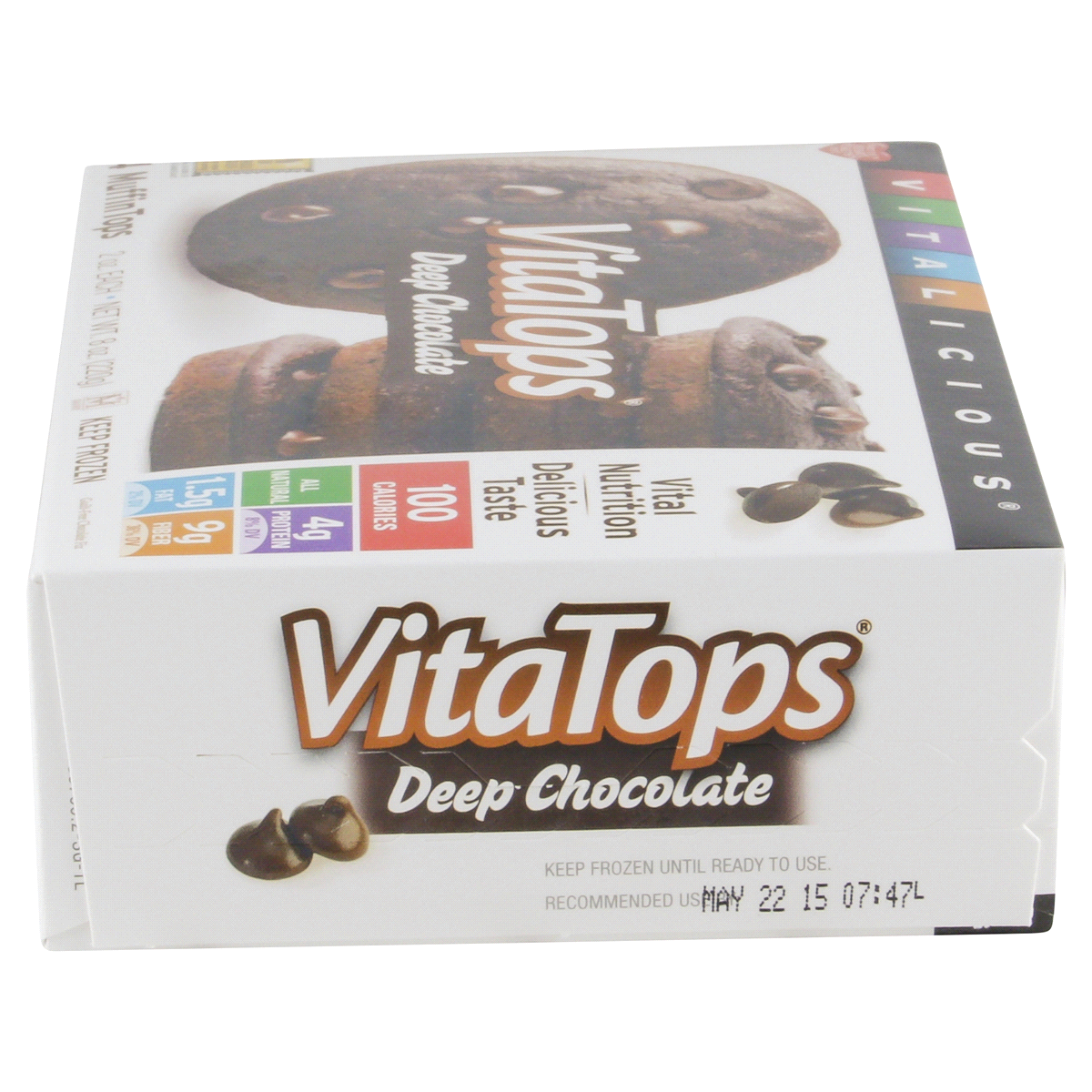 slide 6 of 6, VitaTops Deep Chocolate Muffin Tops, 4 ct; 2 oz