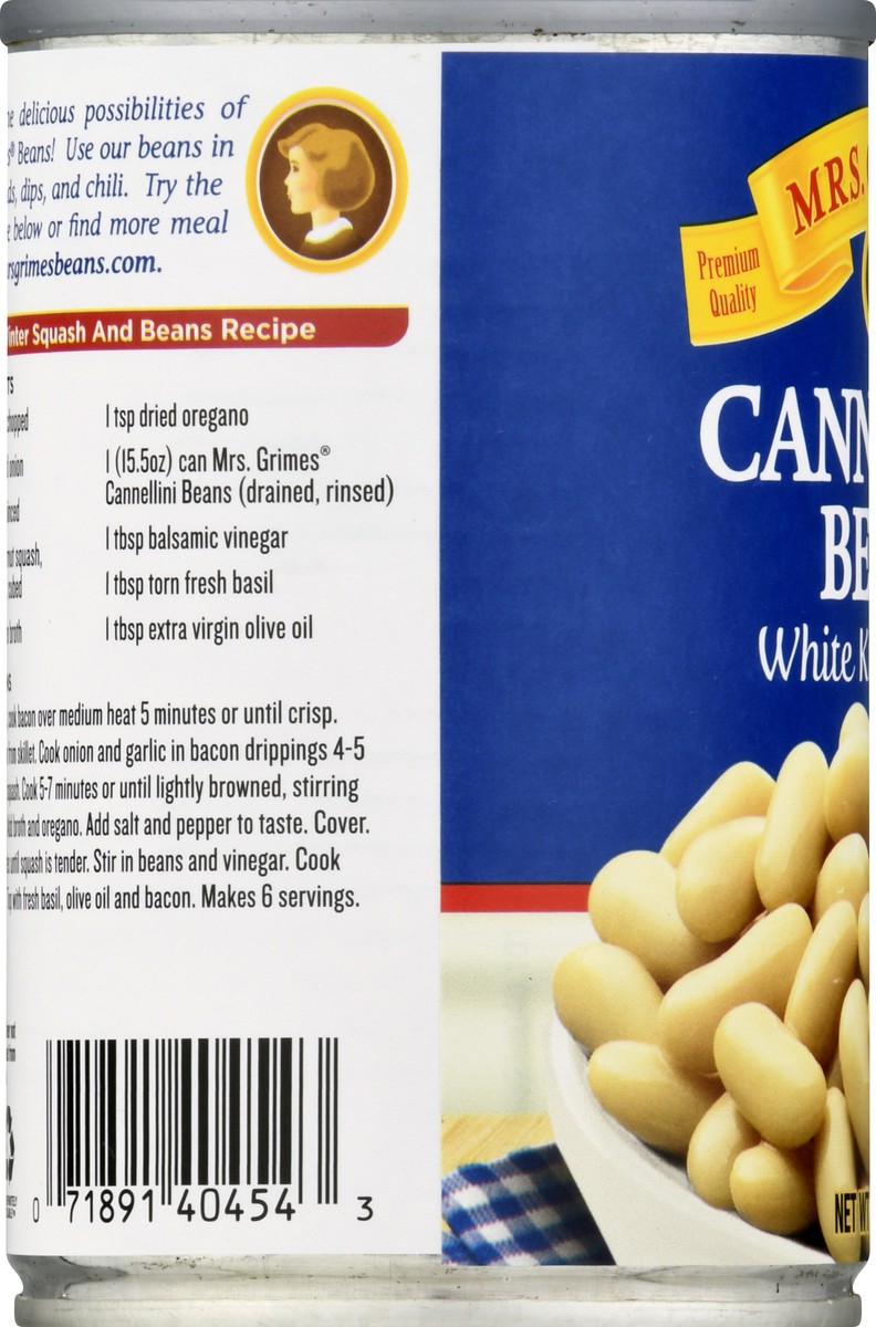 slide 13 of 13, Mrs Grimes Cannellini Beans 15.5 oz, 15.5 oz