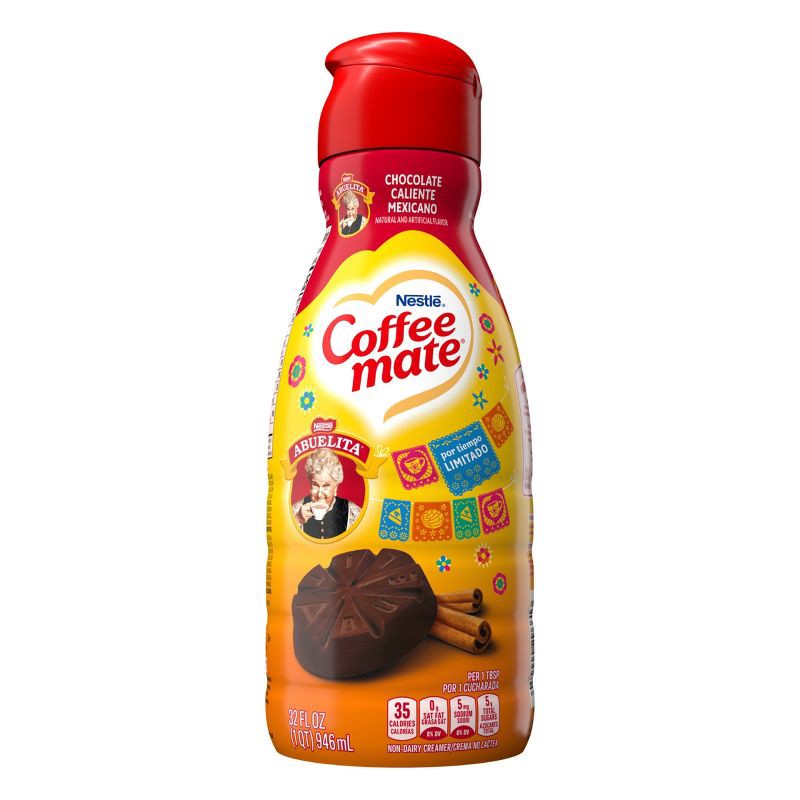 slide 12 of 13, Coffee Mate Abuelita Mexican Hot Chocolate Coffee Creamer - 32 fl oz, 32 fl oz