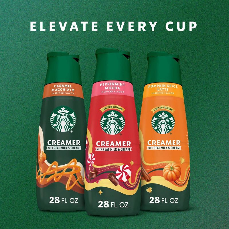 slide 6 of 8, Starbucks Creamer Starbucks Dairy Peppermint Mocha Creamer - 28 fl oz, 28 fl oz