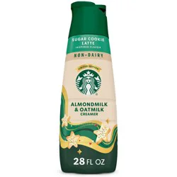 Starbucks Creamer Starbucks Sugar Cookie Non Dairy Almondmilk & Oatmilk Creamer - 28 fl oz