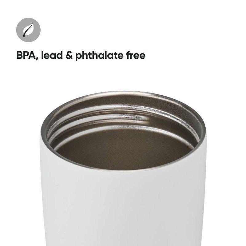 slide 5 of 5, Owala 20oz SmoothSip Slider Coffee Tumbler - Sleek, 20 oz