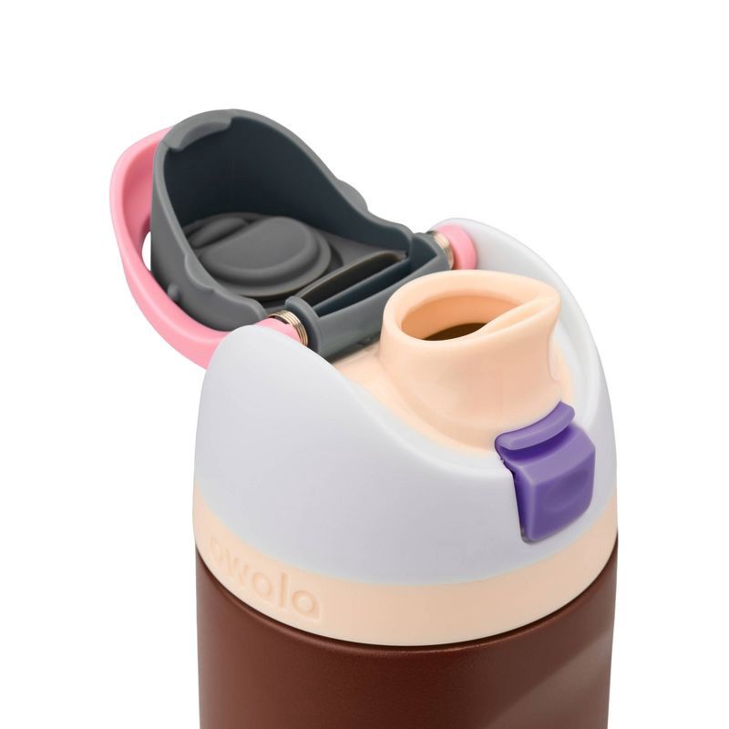 slide 2 of 6, Owala 24oz FreeSip Stainless Steel Water Bottle - Maroon, 24 oz