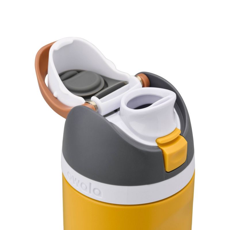 slide 2 of 5, Owala 24oz FreeSip Stainless Steel Water Bottle - Yellow, 24 oz