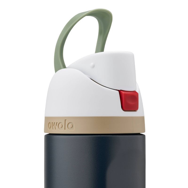slide 3 of 6, Owala 24oz FreeSip Stainless Steel Water Bottle - Navy Nights, 24 oz