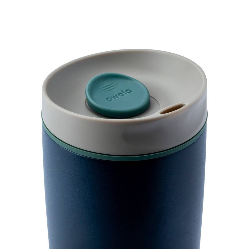 slide 3 of 7, Owala 20oz SmoothSip Slider Coffee Tumbler - Navy Nights, 20 oz