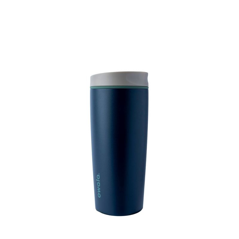 slide 1 of 7, Owala 20oz SmoothSip Slider Coffee Tumbler - Navy Nights, 20 oz