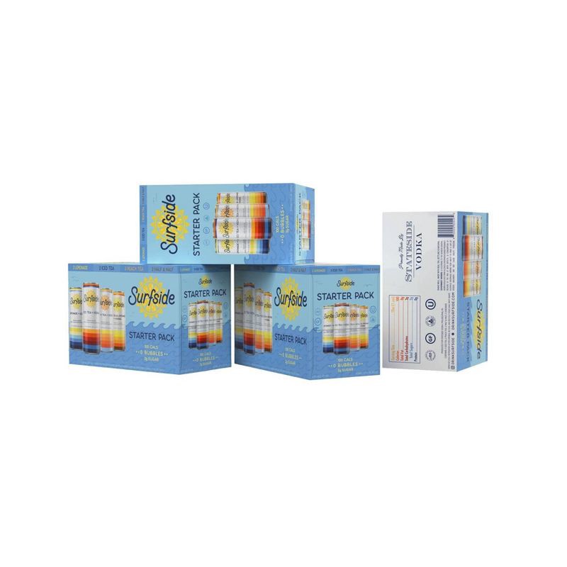 slide 2 of 6, Surfside RTD Starter Variety - 8pk/355ml Cans, 8 ct, 355 ml