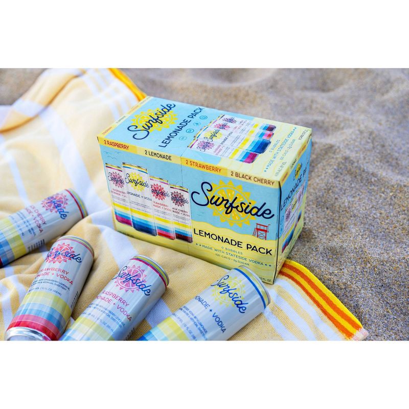 slide 5 of 6, Surfside RTD Surfside Lemonade Variety - 8pk/355ml Cans, 8 ct, 355 ml