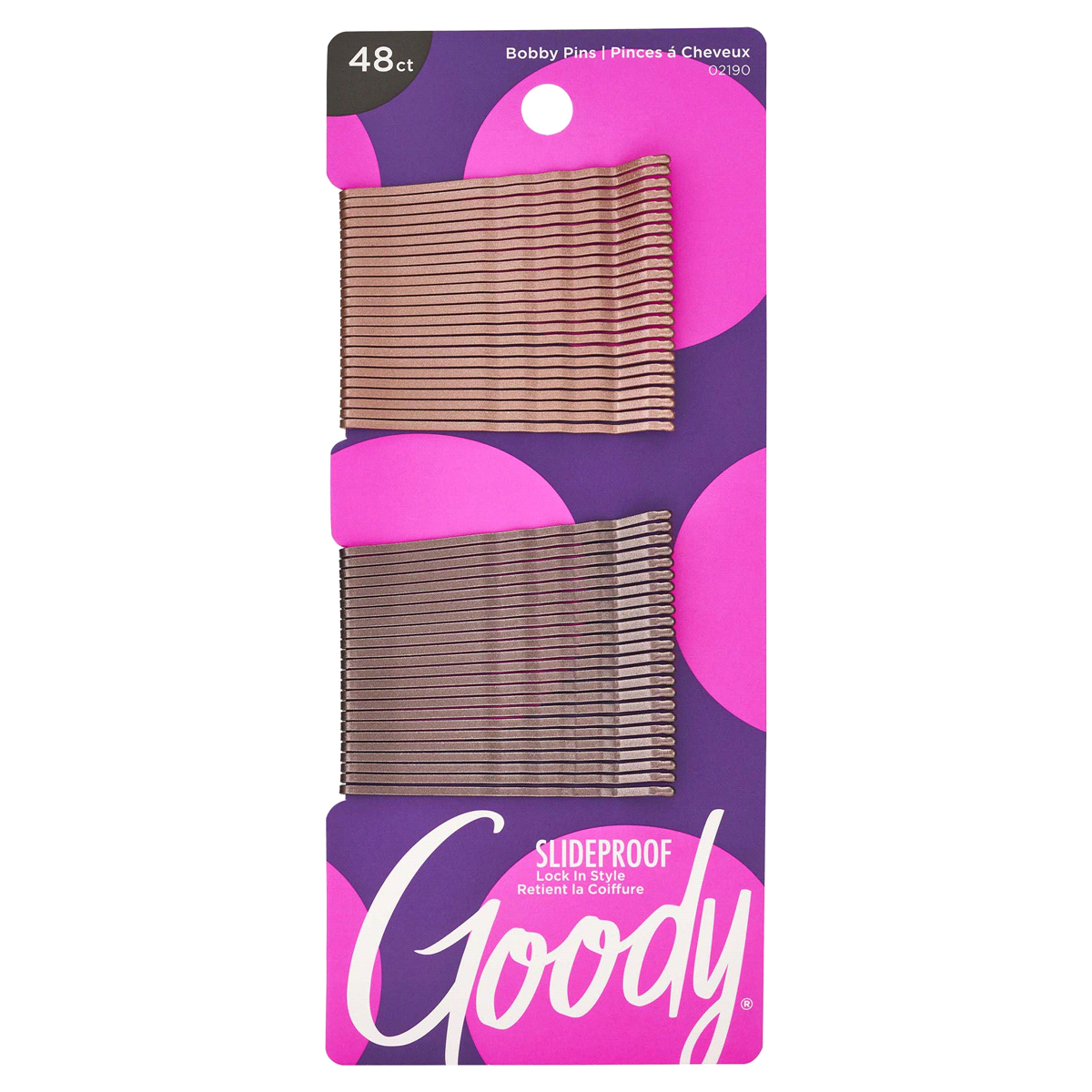 slide 1 of 2, Goody Colour Collection Bobby Pins Brunette, 48 ct