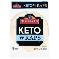 Toufayan Keto All Natural Wraps - 8 oz