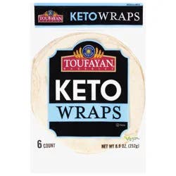 Toufayan Keto All Natural Wraps - 8 oz