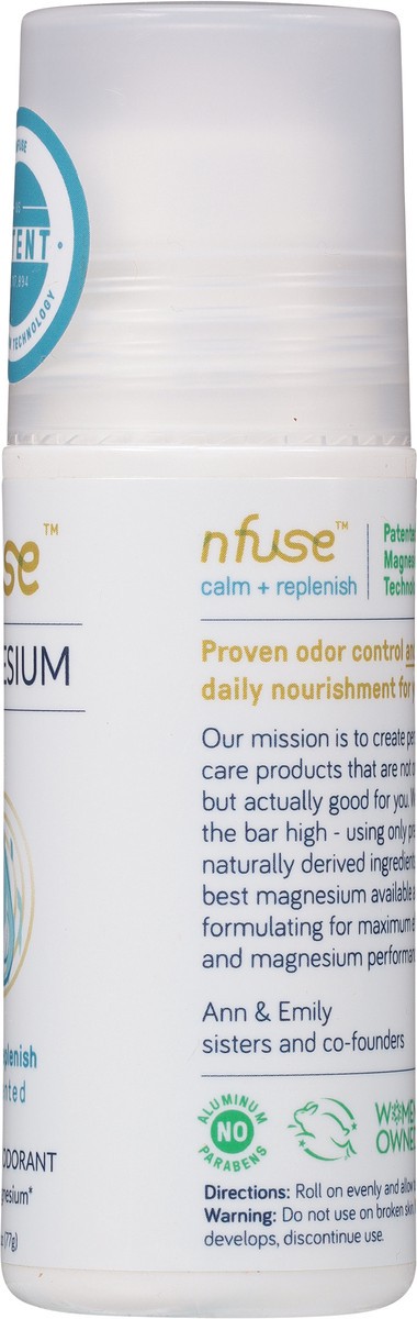 slide 3 of 12, Nfuse Magnesium Unscented Roll-On Deodorant 2.7 oz, 2.7 oz