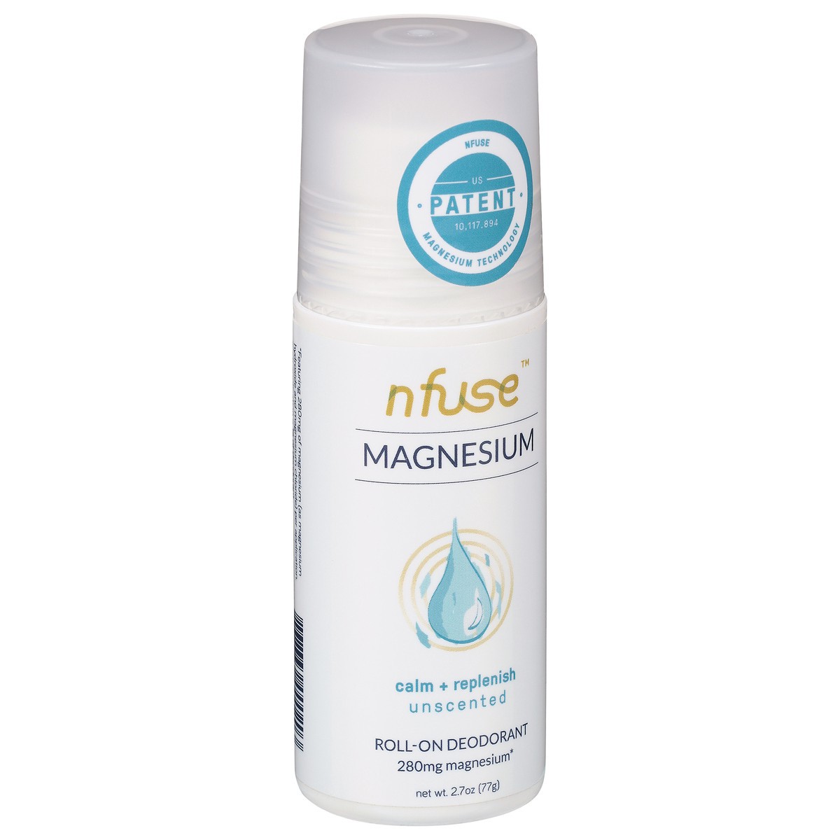 slide 10 of 12, Nfuse Magnesium Unscented Roll-On Deodorant 2.7 oz, 2.7 oz