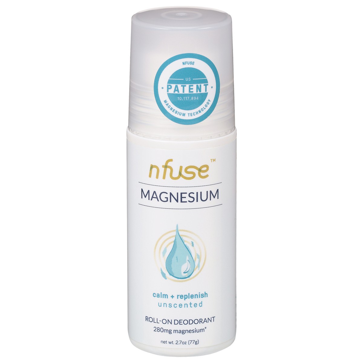 slide 12 of 12, Nfuse Magnesium Unscented Roll-On Deodorant 2.7 oz, 2.7 oz