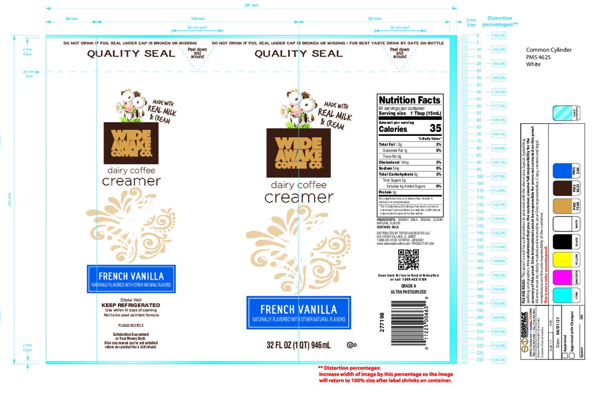 slide 10 of 17, Wide Awake Coffee Co. French Vanilla Dairy Coffee Creamer 32 fl oz, 32 fl oz