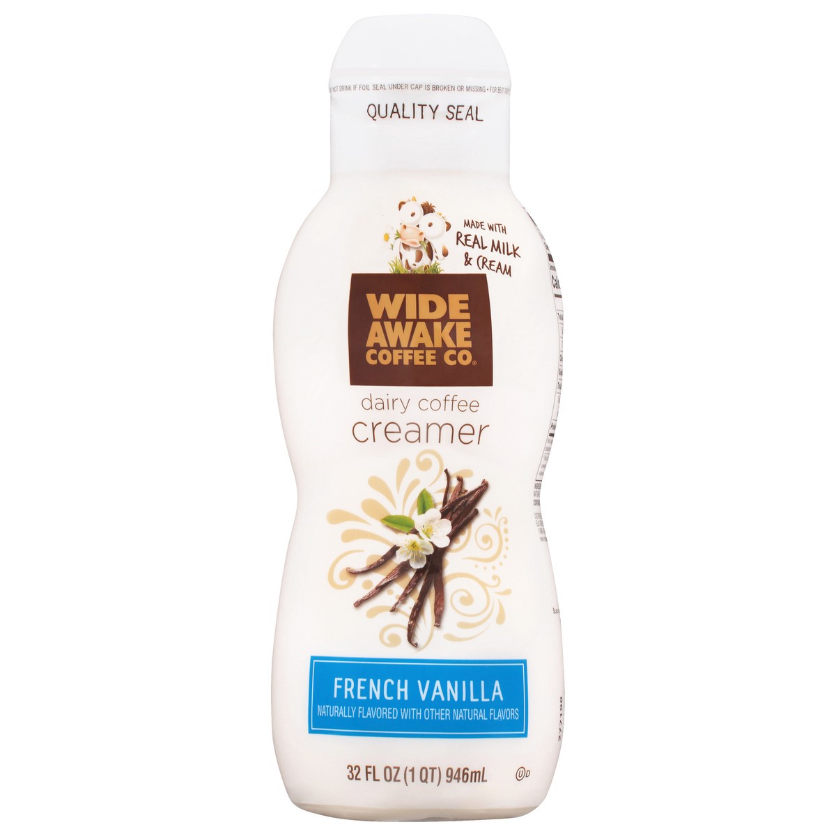 slide 11 of 17, Wide Awake Coffee Co. French Vanilla Dairy Coffee Creamer 32 fl oz, 32 fl oz