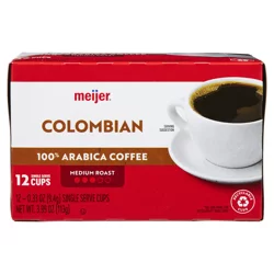Meijer Colombian Coffee Pods - 12 ct