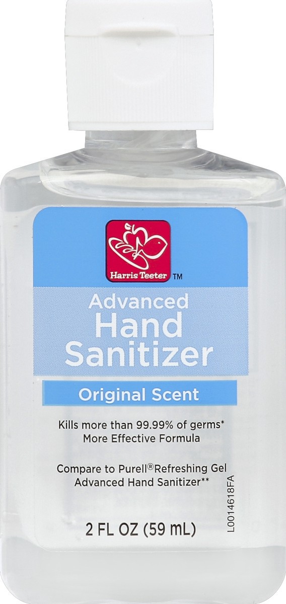 slide 2 of 2, Harris Teeter Original Scent Advanced Hand Sanitizer, 2 oz