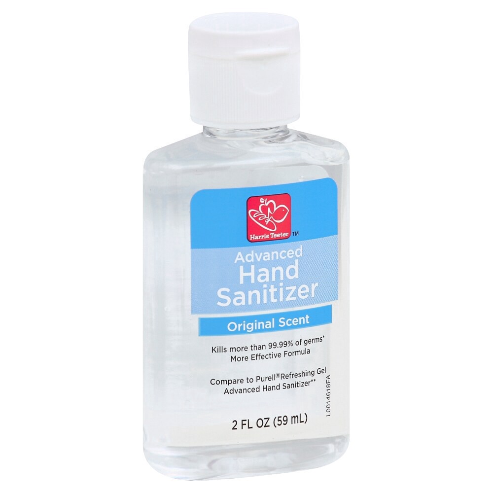 slide 1 of 2, Harris Teeter Original Scent Advanced Hand Sanitizer, 2 oz