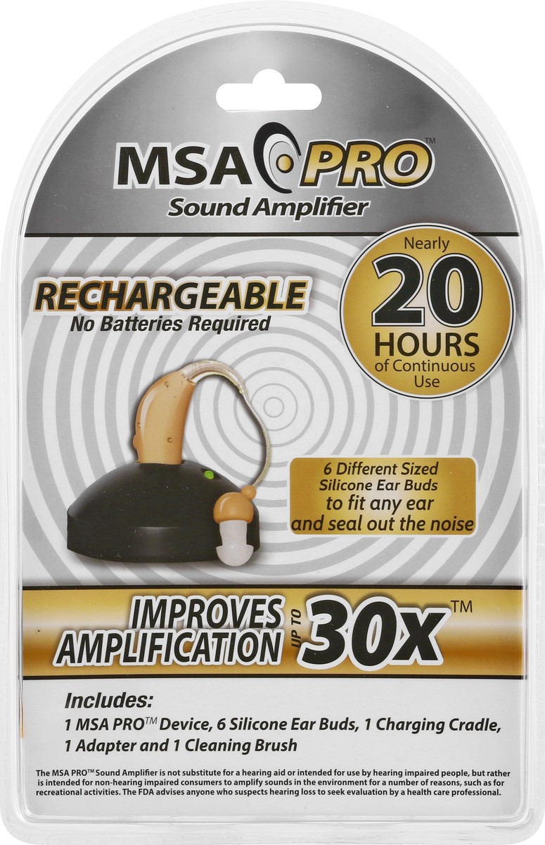 slide 6 of 11, MSA Pro Sound Amplifier 1 ea, 1 ct