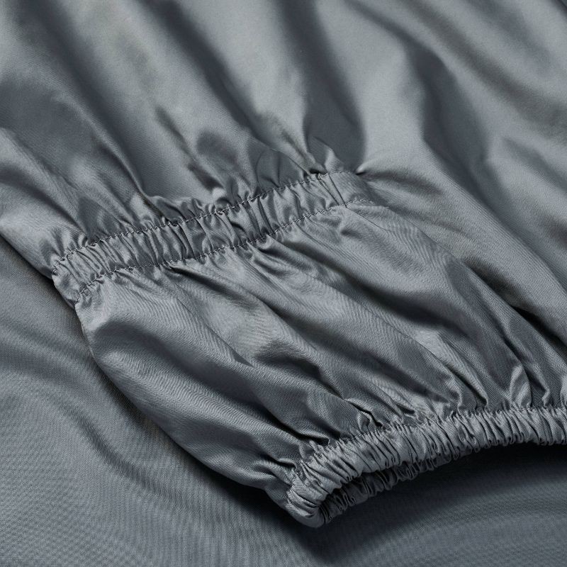 slide 4 of 7, King 400 Thread Count Percale Sheet Set Mineral Blue - Casaluna™, 1 ct