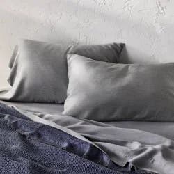 King 400 Thread Count Rayon from Bamboo Pillowcases Dark Gray - Casaluna™
