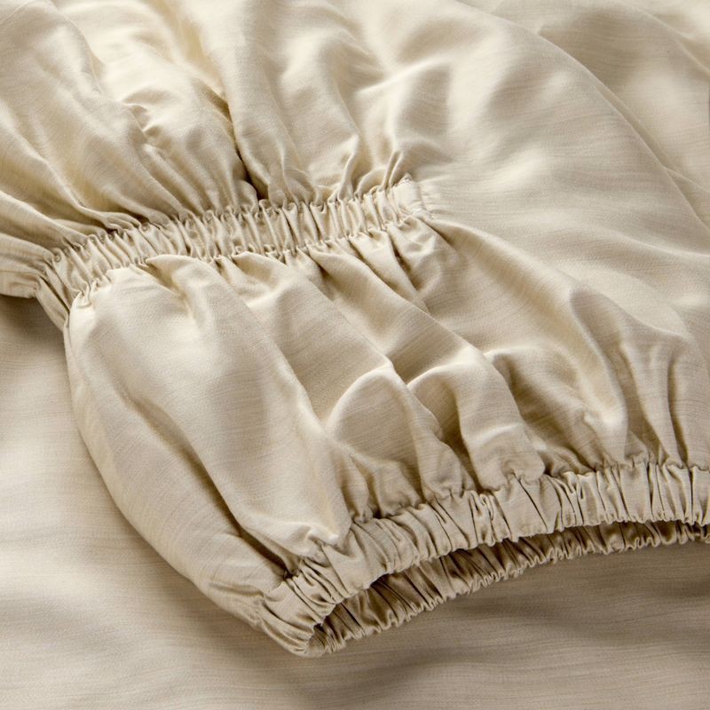 slide 4 of 7, Full 400 Thread Count Rayon from Bamboo Sheet Set Light Olive Green - Casaluna™, 1 ct